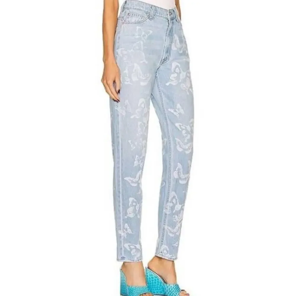 MOTHER SNACKS High Waisted Twizzy Skimp Bread & Butterfly Jeans Size 26 NWT - Picture 3 of 16